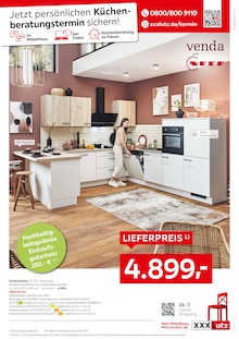 Küche im XXXLutz Möbelhäuser Prospekt "NR.1 BEI KÜCHEN UND BADMÖBEL" mit 31 Seiten (Herne)