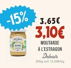 Moutarde à l'estragon - DELOUIS dans le catalogue Naturalia