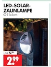 LED-SOLAR-ZAUNLAMPE Angebote bei Wreesmann Dresden für 2,99 €