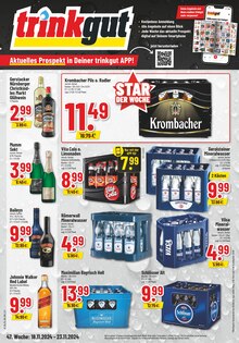 Krombacher im Trinkgut Prospekt "Aktuelle Angebote" mit 6 Seiten (Meerbusch)