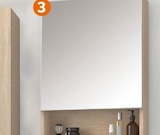 Armoire de toilette EASY - sensea en promo chez Weldom Argenteuil à 71,90 €