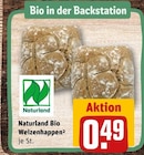 Bio Weizenhappen Angebote von Naturland bei REWE Bensheim für 0,49 €