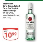 Rum Angebote von Bacardí bei GLOBUS Zwickau für 10,99 €
