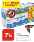 Lait demi-écrémé - Auchan en promo chez Bi1 Troyes à 7,20 €