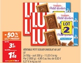Véritable Petit Écolier Chocolat au Lait - LU à 1,65 € dans le catalogue Netto