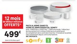 Pack alarme sans fil Home Alarm Essential - Somfy en promo chez LEROY MERLIN Nogent-sur-Marne à 499,00 €