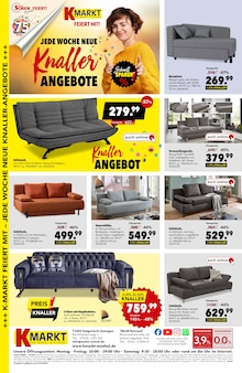 Couch im Wohn Schick Prospekt "JEDE WOCHE NEUE KNALLER ANGEBOTE" mit 14 Seiten (Reutlingen)