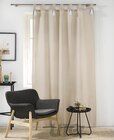 Rideau à passants et pompons Cyrine - Maxi Bazar à Villeurbanne Rideau à passants et pompons Cyrine en promo chez Maxi Bazar Villeurbanne à 15,99 €