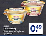 Grießpudding von MILSANI für 0,49 € bei ALDI SÜD im Angebot Grießpudding von MILSANI im aktuellen ALDI SÜD Prospekt