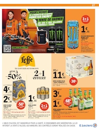 Offre Bière blonde dans le catalogue E.Leclerc du moment à la page 27