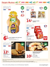 Promos Fromage dans le catalogue "BIEN AU CHAUD" de Auchan Hypermarché Fromage en promo dans le catalogue Auchan Hypermarché à la page 24
