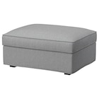 Bezug für Hocker mit Aufb. Tibbleby beige/grau Tibbleby beige/grau von KIVIK im aktuellen IKEA Prospekt