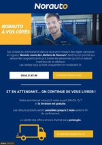 Catalogue Norauto "Norauto à vos côtés", 1 pages, à Le Pian-Médoc, 26/03/2020 - 03/05/2020 Prospectus Norauto "Norauto à vos côtés", 1 pages, à Le Pian-Médoc, 26/03/2020 - 03/05/2020