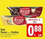 Mousse im EDEKA Prospekt Mousse von Dany im aktuellen EDEKA Prospekt für 0,88 €