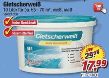 Gletscherweiß bei POCO in Neuwied Gletscherweiß im Angebot bei POCO Neuwied für 17,99 €