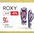 Tongs - Roxy en promo chez Intersport Tongs - Roxy dans le catalogue Intersport