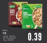 Currywurst Fix Angebote von Knorr bei E center Essen für 0,39 €