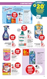 Prix et réduction Soupline dans le prospectus Super U en cours Offre Soupline dans le catalogue Super U du moment à la page 21