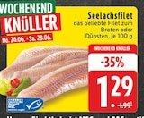 Seelachsfilet im Angebot bei E center in Oberhausen Seelachsfilet Angebote von MSC bei E center Oberhausen für 1,29 €
