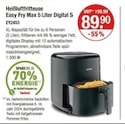 Heißluftfritteuse Easy Fry Max 5 Liter Digital S von Tefal im aktuellen V-Markt Prospekt für 89,90 €