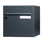 Promo Boîte aux lettres normalisée 1porte extérieur RENZ Essentiel acier gris brillant à 39,90 € dans le catalogue Leroy Merlin à Brie-Comté-Robert