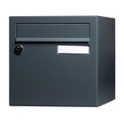 Promo Boîte aux lettres normalisée 1porte extérieur RENZ Essentiel acier gris brillant à 39,90 € dans le catalogue Leroy Merlin à Facture