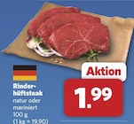 Aktuelles Rinderhüftsteak Angebot bei combi in Paderborn ab 1,99 €