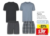Pyjama von esmara MEN für 5,99 € bei Lidl im Angebot Pyjama von esmara MEN im aktuellen Lidl Prospekt