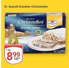 Dresdner Christstollen Angebote von Dr. Quendt bei GLOBUS Pirmasens für 8,99 €