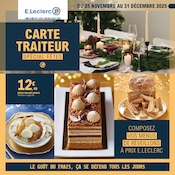 Catalogue Supermarchés E.Leclerc en cours à Ouzouer-sur-Loire et alentours, "CARTE TRAITEUR", 76 pages, 25/11/2025 - 31/12/2025