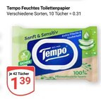 Aktuelles Feuchtes Toilettenpapier Angebot bei GLOBUS in Leipzig ab 1,39 €