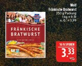 Aktuelle Bratwurst Angebote bei Marktkauf in Nürnberg Aktuelles Fränkische Bratwurst Angebot bei Marktkauf in Nürnberg ab 3,33 €