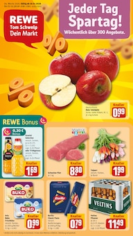Aktueller REWE Prospekt "Dein Markt" für Riesa Aktueller REWE Prospekt für Riesa mit Seiten