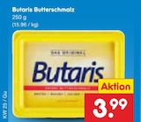 Butterschmalz von Butaris für 3,99 € bei Netto Marken-Discount im Angebot Butterschmalz von Butaris im aktuellen Netto Marken-Discount Prospekt