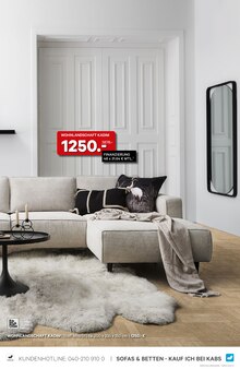 Sitzmöbel im aktuellen Kabs Prospekt (Kiel) Sitzmöbel im Kabs Prospekt "SOFA TRENDS SPECIAL" mit 32 Seiten (Kiel)