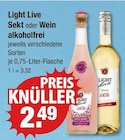 Sekt im V-Markt Prospekt Sekt von Light Live im aktuellen V-Markt Prospekt für 2,49 €