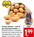 Speisekartoffeln Angebote von Unsere Heimat – echt & gut bei E center Esslingen für 1,99 €