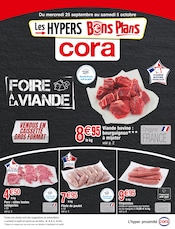 Prospectus Cora à Villeneuve-Saint-Germain, "FOIRE À LA VIANDE", 6 pages de promos valables du 25/09/2024 au 05/10/2024