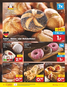 Brötchen im Netto Marken-Discount Prospekt "Aktuelle Angebote" mit 54 Seiten (Krefeld)