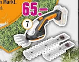 Akku-Gras- und Strauchschere „WG801E.9“ im Hornbach Prospekt Akku-Gras- und Strauchschere „WG801E.9“ von worx im aktuellen Hornbach Prospekt für 65,00 €