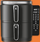 Double friteuse à air vertical - KITCHENCOOK - Netto à Bordeaux Double friteuse à air vertical - KITCHENCOOK en promo chez Netto Bordeaux à 99,99 €