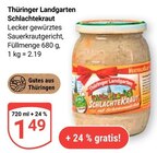 Aktuelle Sauerkraut Angebote bei GLOBUS in Jena Aktuelles Schlachtkraut Angebot bei GLOBUS in Jena ab 1,49 €