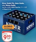 Stubbi Pils, Natur-Radler, oder Weizen Radler Angebote von Kirner bei GLOBUS Bad Kreuznach für 9,99 €