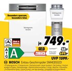 Einbau-Geschirrspüler SMI4EBS02D Angebote von BOSCH bei MEDIMAX Kleve für 699,00 €