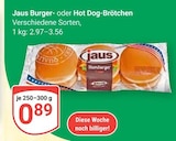 Burger-Brötchen Angebote von Jaus bei GLOBUS Viersen für 0,89 €
