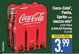 Coca-Cola oder mezzo mix Angebote von Coca-Cola bei EDEKA Ingolstadt für 3,99 €