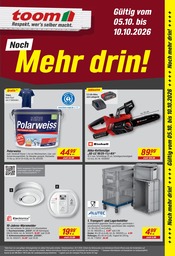 Kettensäge im toom Baumarkt Prospekt in Wismar Aktueller toom Baumarkt Prospekt mit Kettensäge, "Respekt, wer's selber macht.", Seite 23