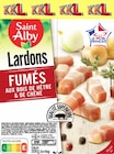 Lardons fumés au bois de hêtre & de chêne - Saint Alby en promo chez Lidl Tremblay-en-France à 2,19 €