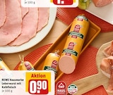 Leberwurst mit Kalbfleisch im Angebot bei REWE in Mülheim Leberwurst mit Kalbfleisch Angebote von REWE Hausmarke bei REWE Mülheim für 0,90 €