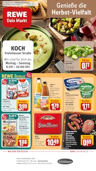 Aktueller REWE Prospekt "Dein Markt" für Essen Aktueller REWE Prospekt für Essen mit Seiten